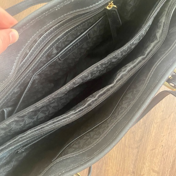 Michael Kors Black Leather Bag - Picture 3 of 4